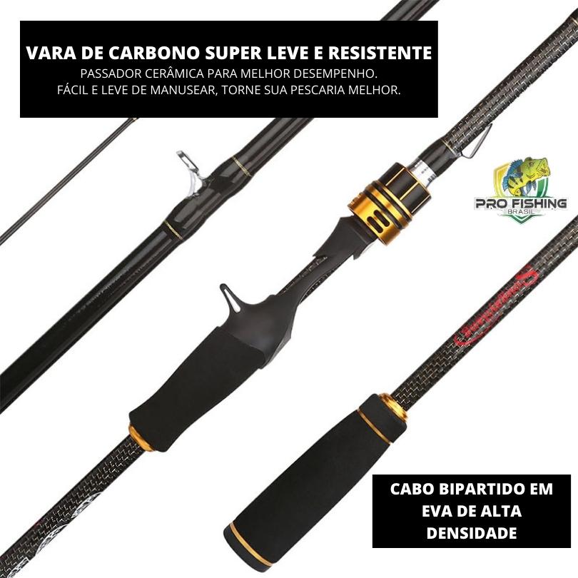 Super KIT de Pesca Importado Carretilha + Vara Importada Sougayilang + Frete Grátis