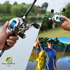 Super KIT de Pesca Importado Carretilha + Vara Importada Sougayilang + Frete Grátis