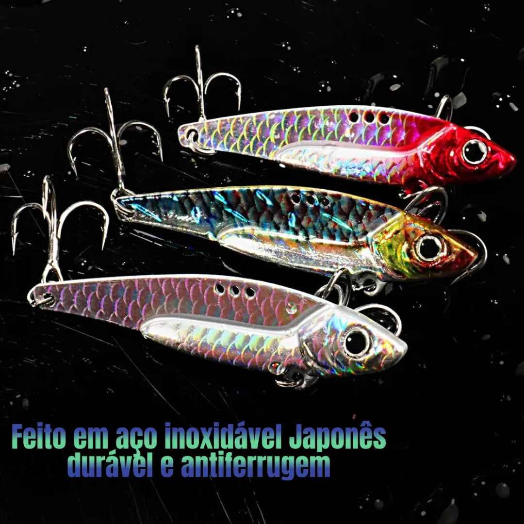 Kit de Iscas Vibration com Sistema Vibratório Único para Atração de Peixes | Central da Pesca