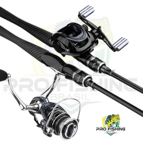 Nova Vara de Carretilha em Carbono GRANDMASTER Fast Action 5-15LB - 2 Partes