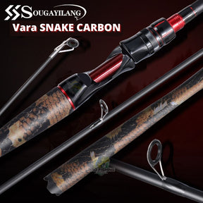 Nova Vara de Moliente Snake Carbon Sougayilang - 1.98m - 4 Partes - Frete Grátis