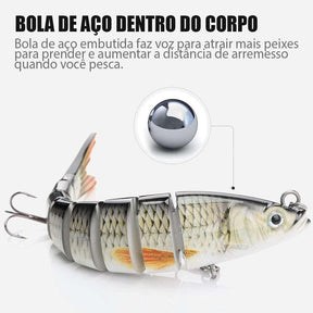 Iscas de pesca articuladas FISHUP