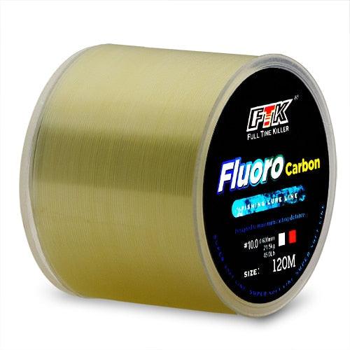 Linha de Pesca Invisível Fluorcarbono FTK 120m